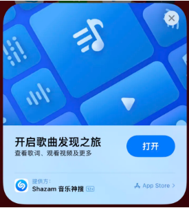 泸水苹果14维修站分享iPhone14音乐识别功能使用方法 